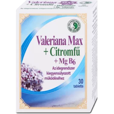 Valeriana max+citromfű tabletta 30 db