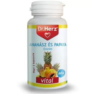 Ananász-papaya enzim kapszula 60 db