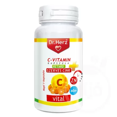 c vitamin+szerves cink kapszula 60 db