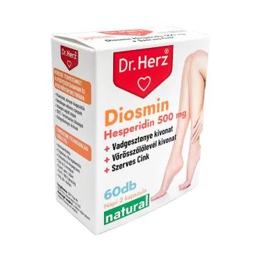 diozmin+hezperidin 500mg kapszula 60 db