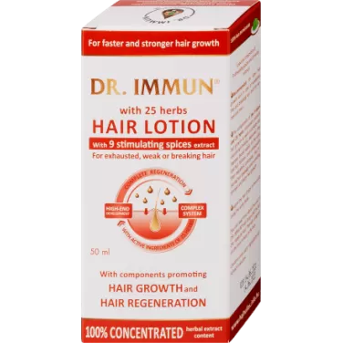 Dr.immun 25 gyógynövényes hajcseppek 9 serkentő fűszer kivonattal 50 ml