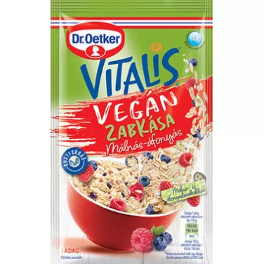 vitalis vegán zabkása málnás-áfonyás 50 g