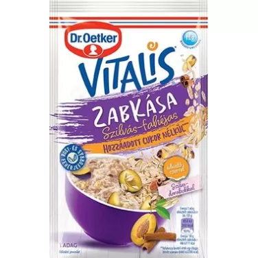 vitalis zabkása szilvás-fahéjas hozzáadott cukor nélkül 58 g