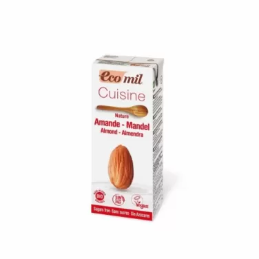 Bio növényi mandula tejszín 200 ml