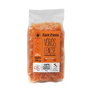 premium easy pasta vöröslencse tészta orsó 200 g