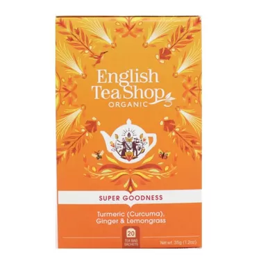 20 bio gyömbér-citromfű-kurkuma tea