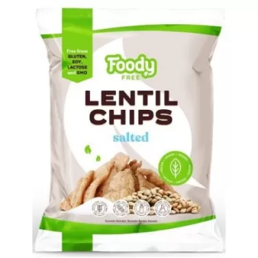 Foody Free gluténmentes lencse chips sóval 50 g