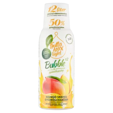 Bubble 12 mangó gyümölcsszörp 500 ml