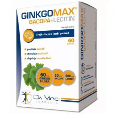 Ginkgomax+bacopa+lecitin lágyzselatin kapszula 120 db