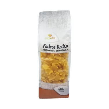 Gluténmentes love diet fodros kocka száraztészta 500g
