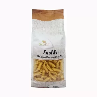 Gluténmentes love diet fusilli száraztészta 500g