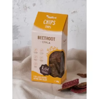 Gluténmentes naturi chips cékla 50g