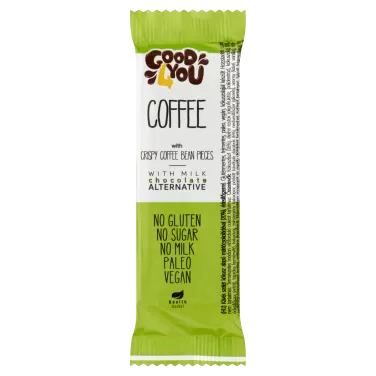 Good4you kávés szelet kókusz alapú mártócsokival 25 g
