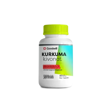 kurkuma kivonat étrend-kiegészítő kapszula 60db
