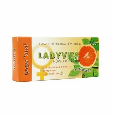 Grape vital ladyvita hüvelykúp 10x2gr 1 db
