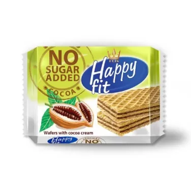 Happy fit kakaós ostyaszelet hozzáadott cukor nélkül 95 g