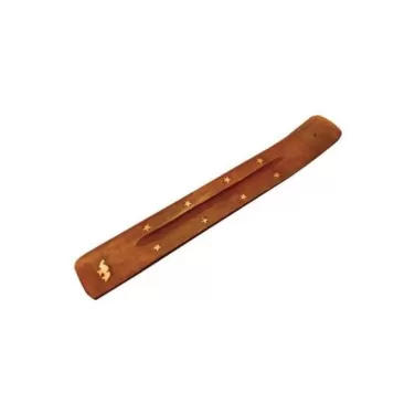 Hasti füstölőtartó fa rézbetétes 1 db