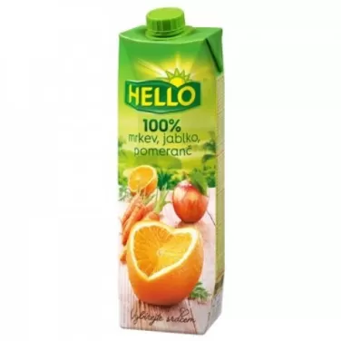 sárgarépa-narancs-alma 100% 1000 ml