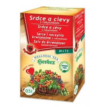 szív és érrendszeritea homoktövissel 20x3g 60 g