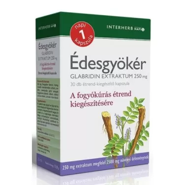 napi 1 édesgyökér glabridin extraktum kapszula 30db