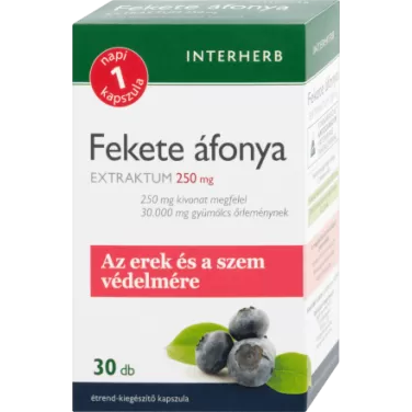 napi 1 fekete áfonya extraktum kapszula 30db