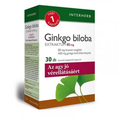 napi 1 ginkgo biloba extraktum kapszula 30db
