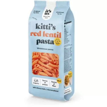 Kitti's vöröslencse száraztészta penne 200 g