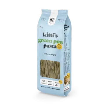 Kitti's zöldborsó száraztészta spagetti 200 g