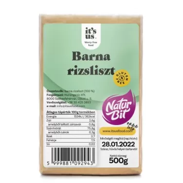 naturbit barna rizsliszt 500 g