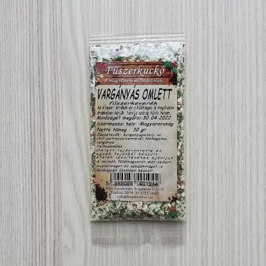 fűszerek vargányás omlett 20g