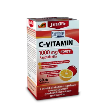 c-vitamin 1000mg forte rágótabletta 60db 