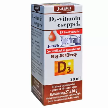 d3-vitamin 400NE csepp 30 ml