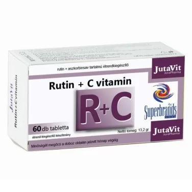 Rutin+c vitamin tabletta 60 db