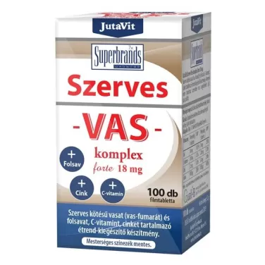 szerves vas komplex forte 18 mg 100 db