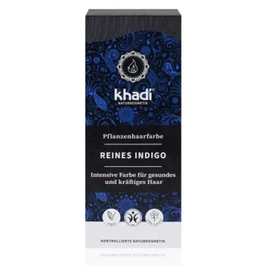 Bio hajfesték por kékesfekete-indigó 100 g