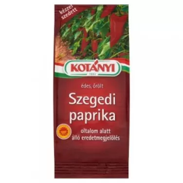 édes, őrölt szegedi paprika 80 g