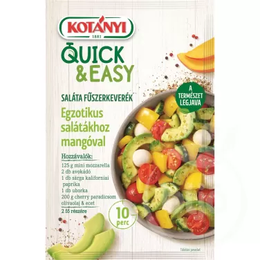 quick&easy fűszerkeverék egzotikus salátákhoz mangóval 20 g