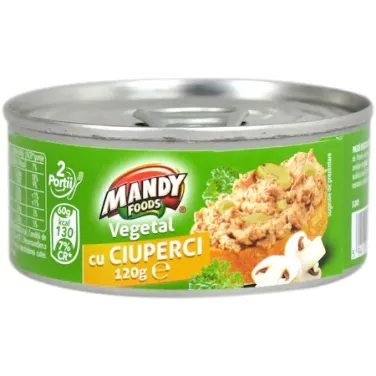 Mandy növényi pástétom gombás 120 g