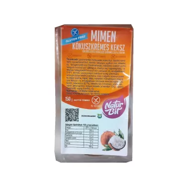 Mimen minden mentes keksz kókuszkrémes 150 g