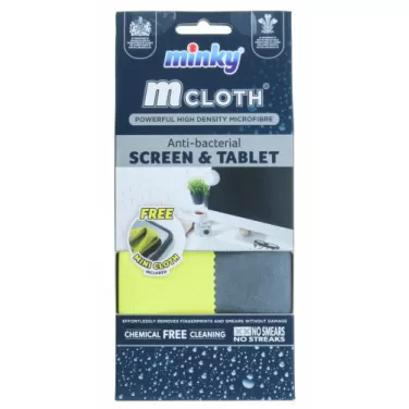 m cloth antibakteriális törlőkendő képernyő/tablet 2db 1 db