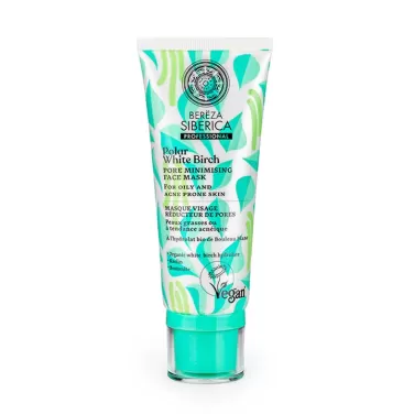 bereza siberica sarki fehér nyír pórusminimalizáló arcmaszk 100 ml