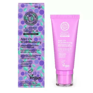 blueberry siberica anti-ox vadáfonya ébresztő nappali arckrém 50 ml