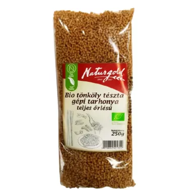 bio tönköly tészta teljes őrlésű gépi tarhonya 250 g