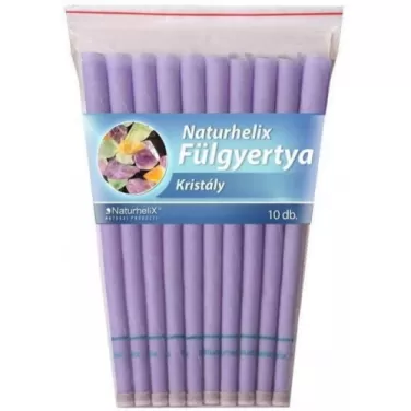 fülgyertya kristály 10 db