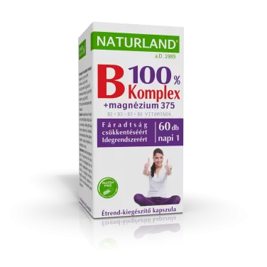 b 100% komplex+magnézium 375 kapszula 60 db