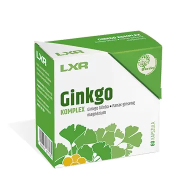 ginkgo 120mg komplex+mg+b6 kapszula 60db