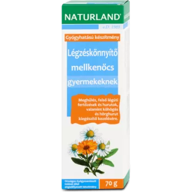 légzéskönnyítő mellkenőcs gyermekeknek 70g