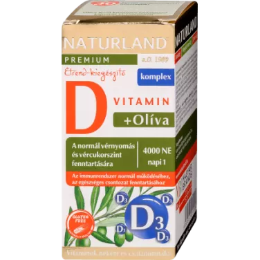 olivalevél+D-vitamin 4000NE kapszula 60 db