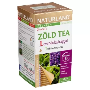 prémium zöld tea levendulavirággal 30 g
