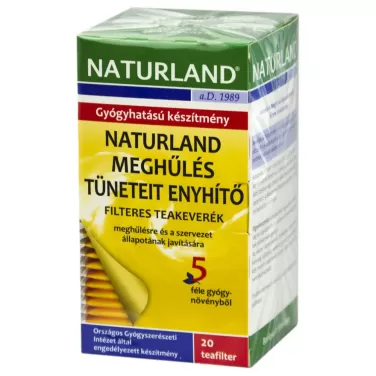 teakeverék meghülés tüneteit enyhítő filteres 20db